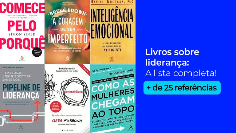 Mais de 25 livros de referência sobre liderança